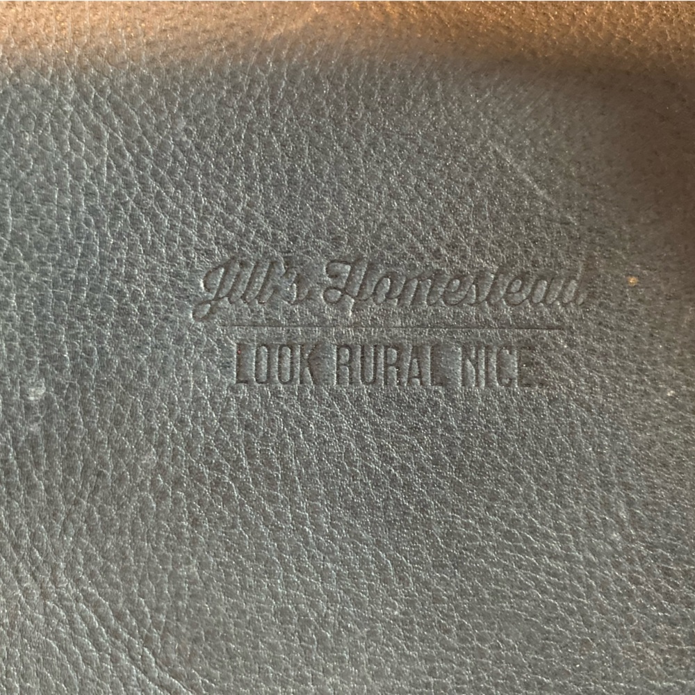 Jill’s Homestead Leather tray